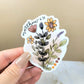 Matthew 6:30 Floral Sticker