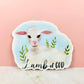 Lamb of God Christian Sticker