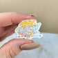 Holographic Psalm 91 Under His Wing Mini Sticker