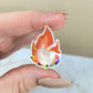 Holographic Dance through the Fire Mini Sticker