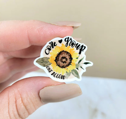 Core Group Sunflower Mini Sticker