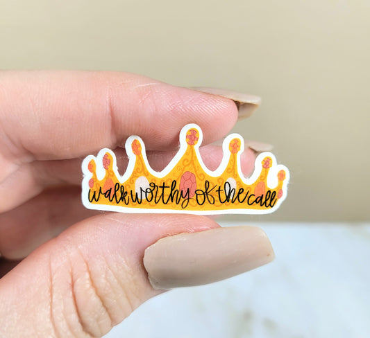 Honorable Woman Crown Mini Sticker
