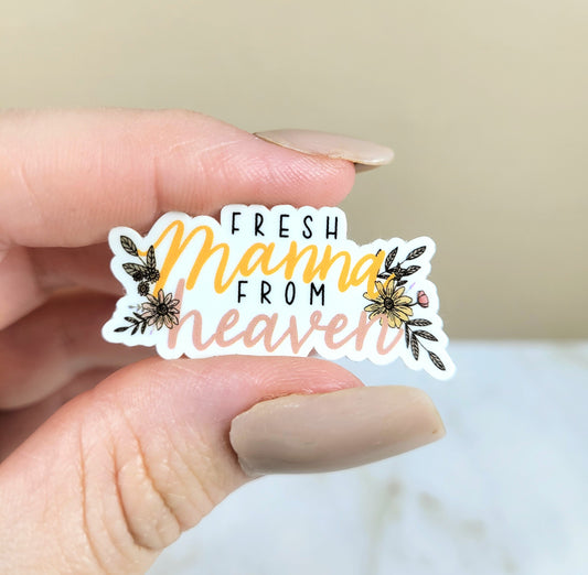 Fresh Manna from Heaven Mini Sticker