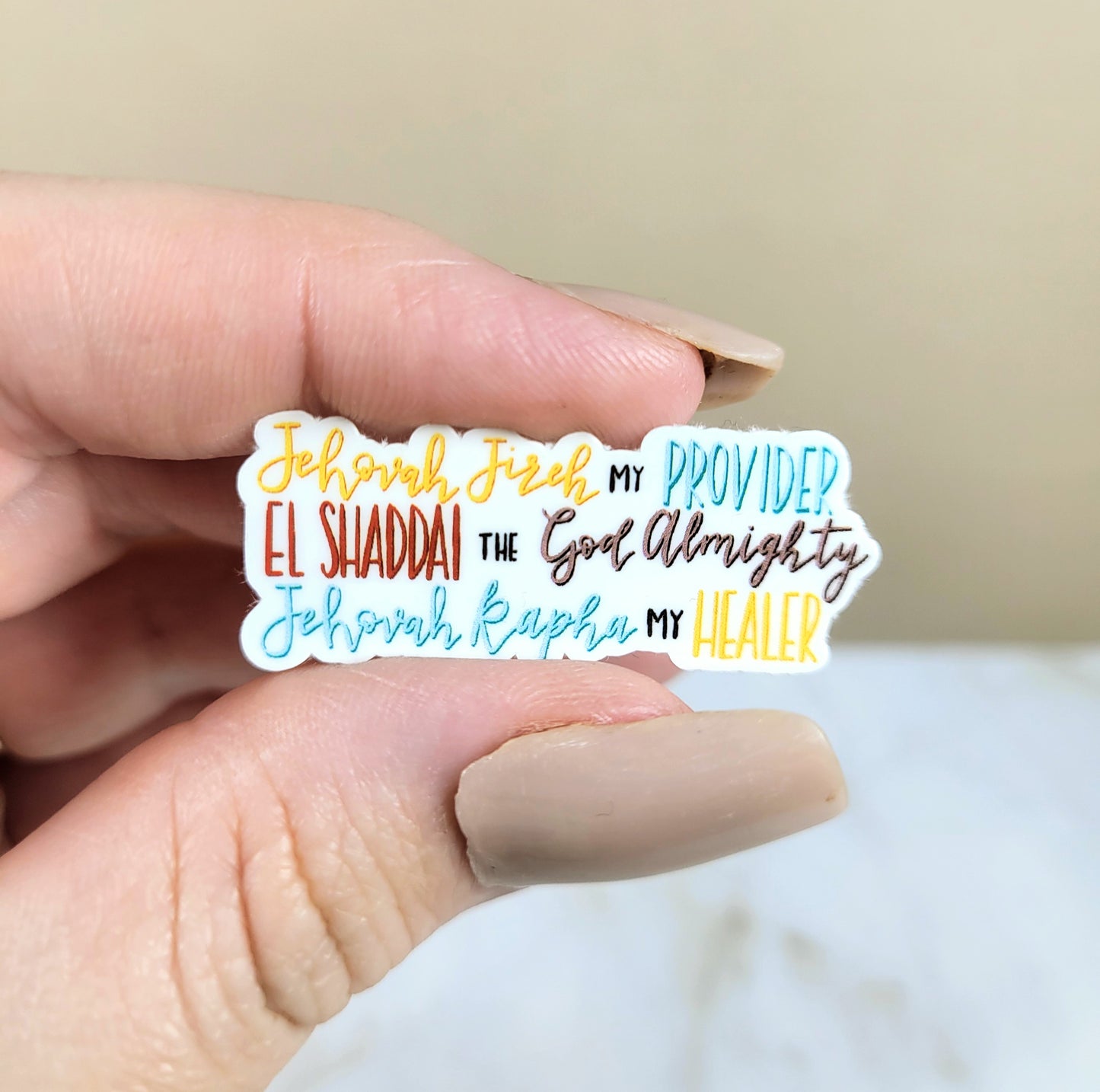 Names of God Mini Sticker