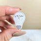 Be the Light Lightbulb Mini Sticker