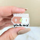 Recharge in the Word Mini Sticker