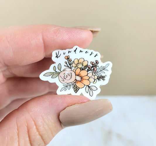 Kindness Floral Mini Sticker