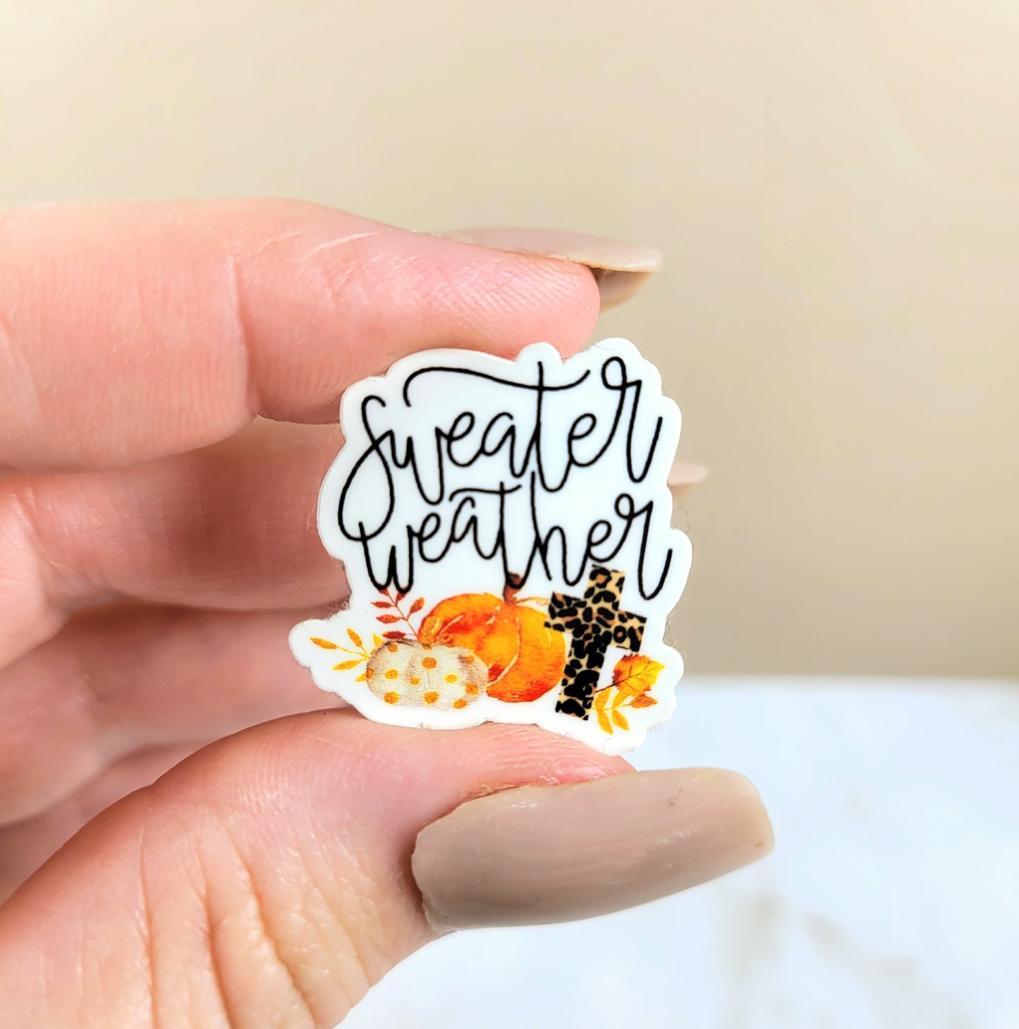 Sweater Weather Fall Mini Sticker