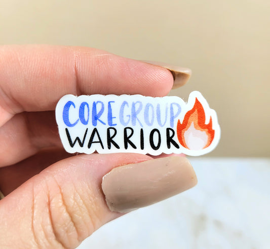 Boy's Core Group Warrior Mini Sticker