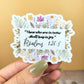 Psalm 126:5 Reap Joy Floral Sticker