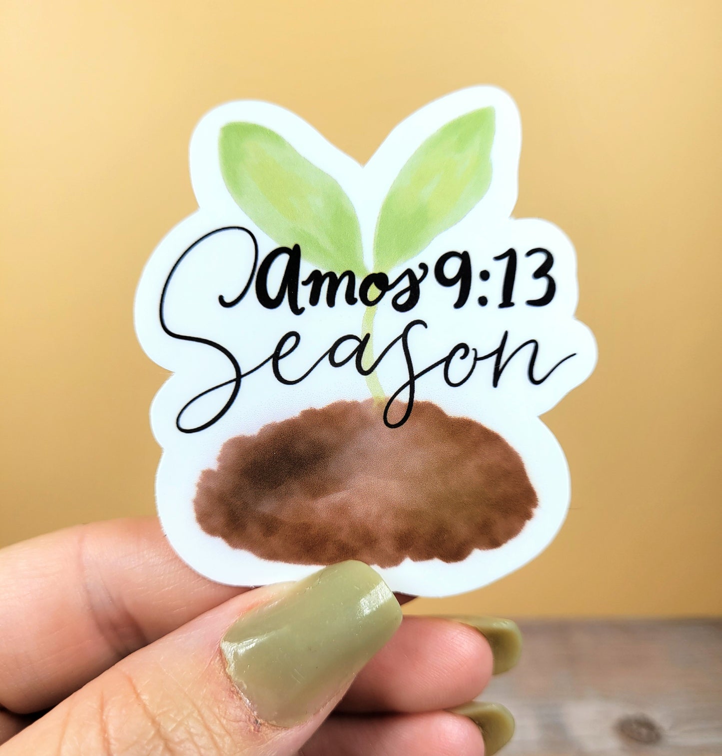 Amos 9:13 Season Sticker
