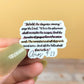 Amos 9:13 Scripture Mini Sticker