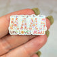 Holographic Mama Loves Jesus Mini Sticker