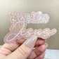 Holographic Love Like Jesus Sticker