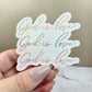 Holographic God is Love Sticker