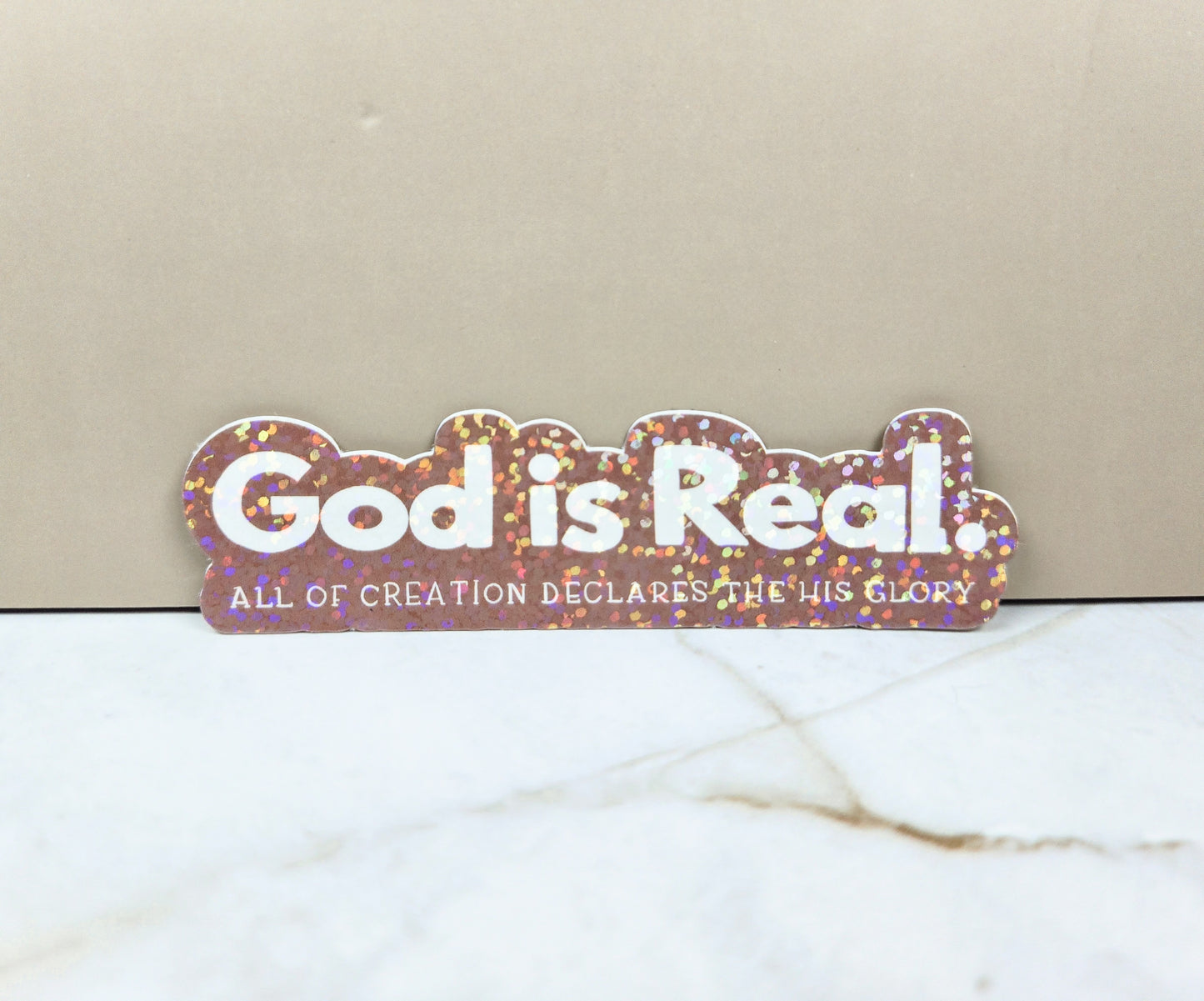 Holographic God is Real Sticker