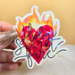 Holographic Holy Spirit Fire Sticker