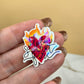 Holographic Holy Spirit Fire Mini Sticker