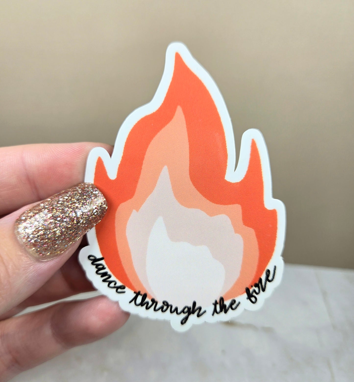 Dance through the Fire Sticker