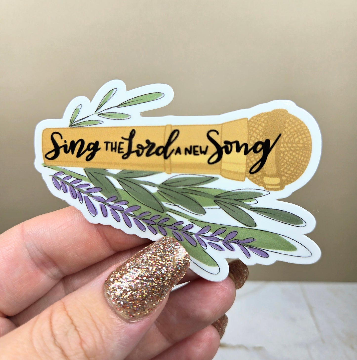 Sing the Lord a New Song Sticker