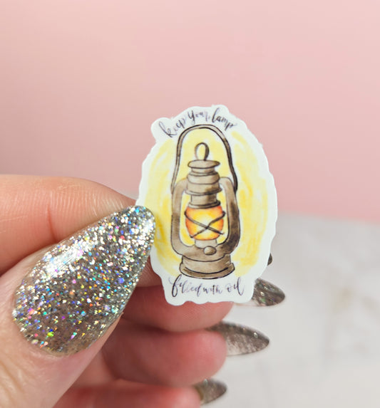 Bride of Christ Lamp Mini Sticker