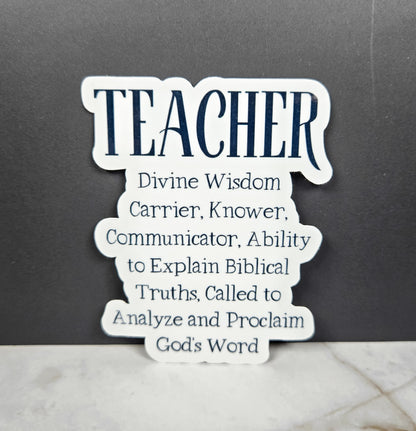 Teacher Sticker
