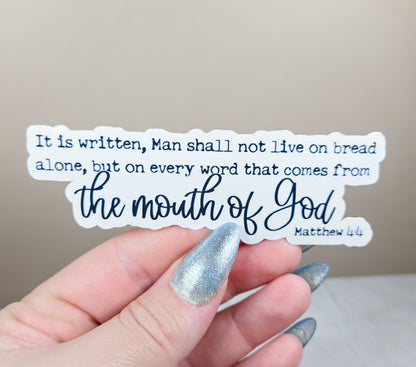 The Mouth of God Sticker