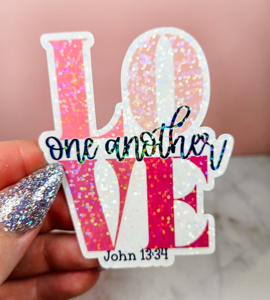 Love One Another Sticker