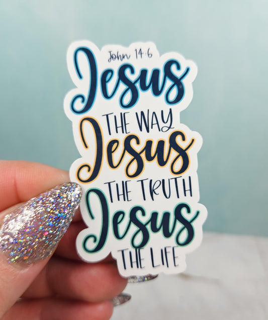 Jesus The Way Sticker
