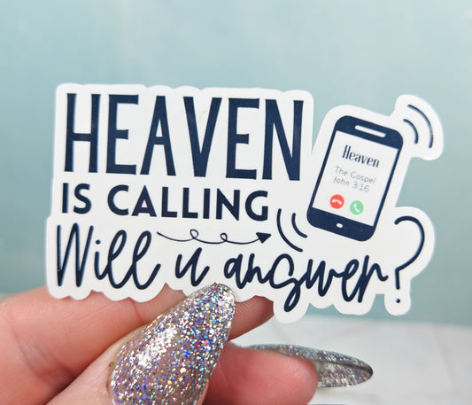 Heaven is Calling Sticker