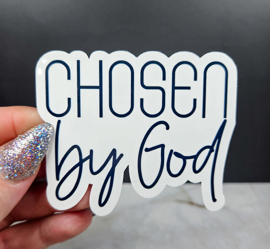 Chosen by God Sticker