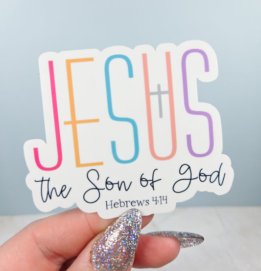 Jesus the Son of God Sticker