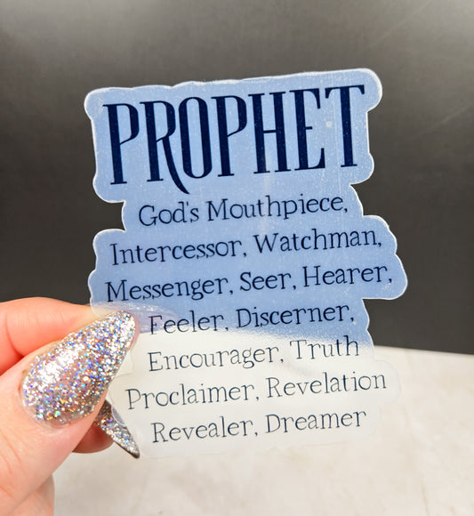 Prophet Transparent Sticker