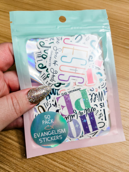 50 Pack Evangelism Stickers