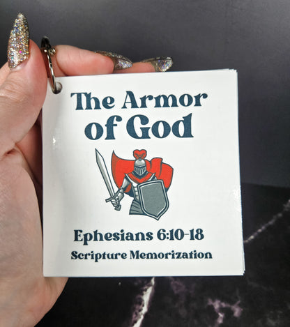 The Armor of God Scripture Memorization Cards