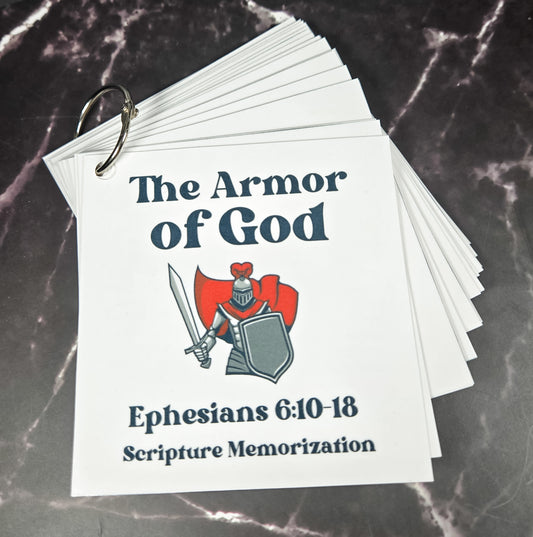The Armor of God Scripture Memorization Cards