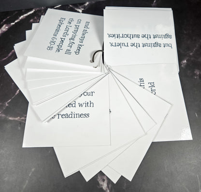 The Armor of God Scripture Memorization Cards