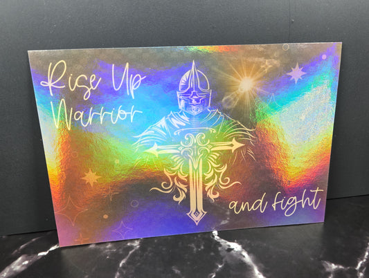 Rise Up Warrior and Fight Declare Card