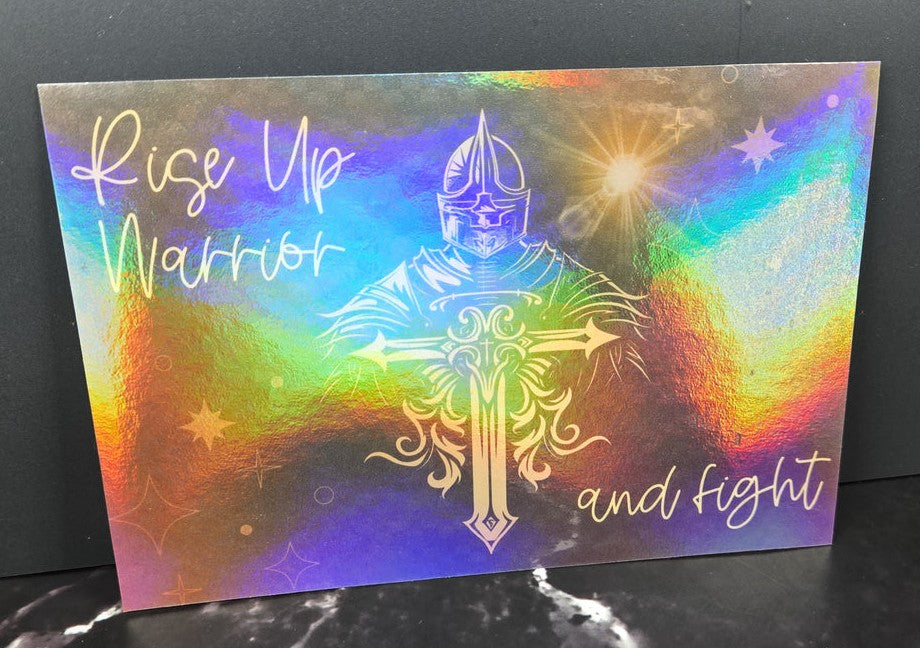 Rise Up Warrior and Fight Declare Card
