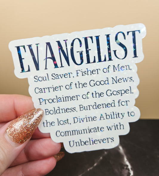 Evangelist Sticker