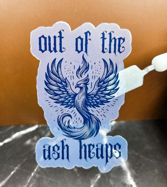 Out of the Ash Heaps Transparent Sticker