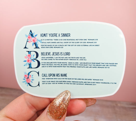 Women's ABC's of Salvation Sticker