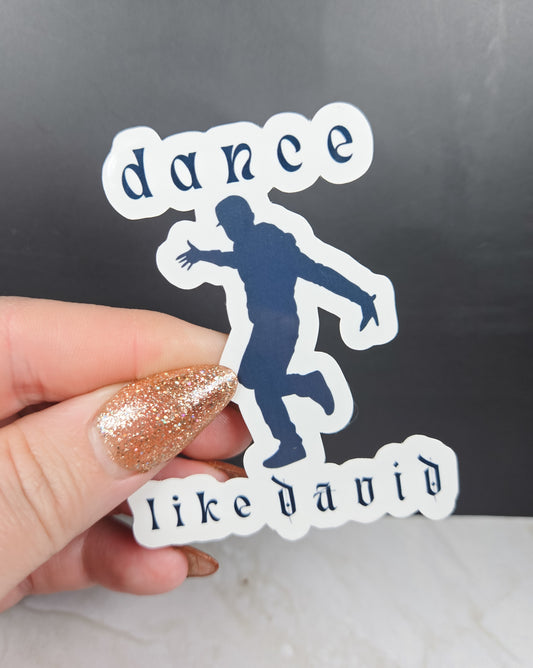 Dance Like David Sticker