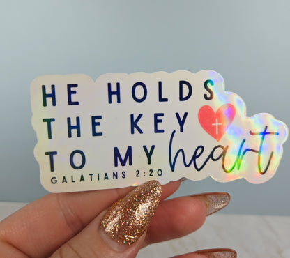Key to My Heart Sticker