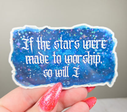 So Will I Worship Sticker