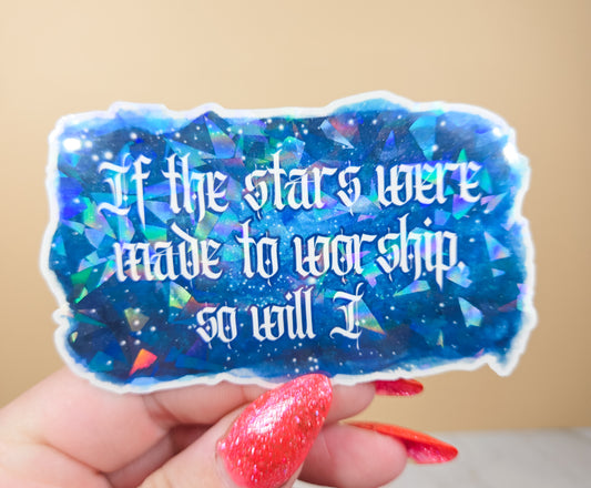 So Will I Worship Sticker