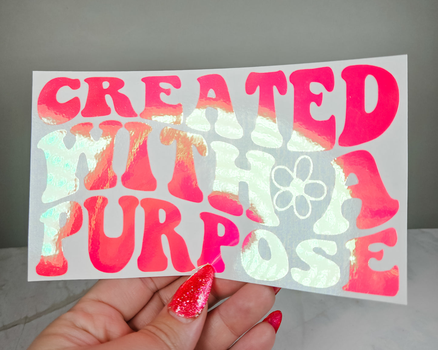 Created With A Purpose Car Decal