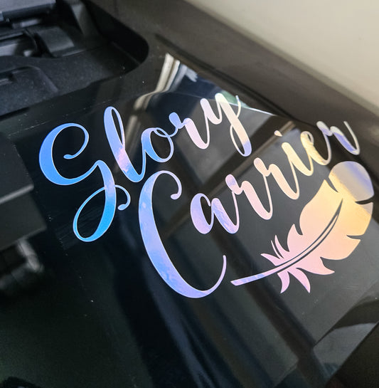 Glory Carrier Car Decal