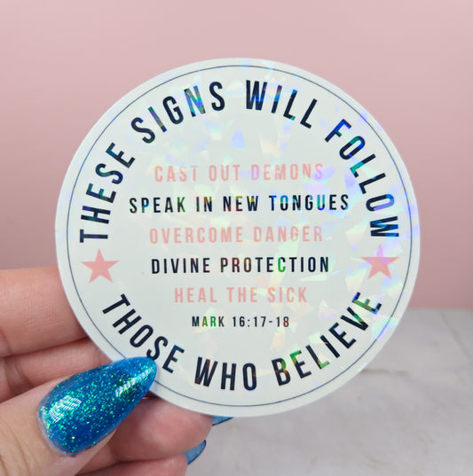 These Signs Sticker