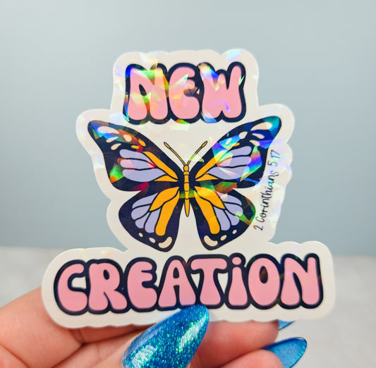 New Creation Pink Sticker